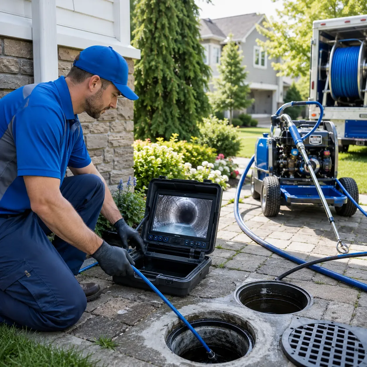 Outdoor drain cleaning professionals serving Springport, IN